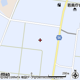秋田県男鹿市角間崎福田周辺の地図