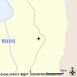 秋田県男鹿市北浦西水口後田周辺の地図