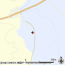 秋田県男鹿市五里合琴川苗代沢周辺の地図