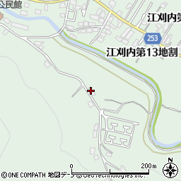 岩手県岩手郡岩手町江刈内第６地割65周辺の地図