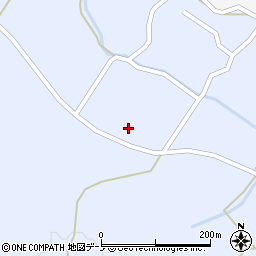 秋田県男鹿市五里合琴川前田周辺の地図