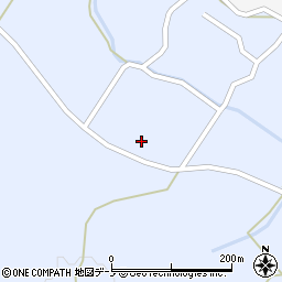 秋田県男鹿市五里合琴川（前田）周辺の地図