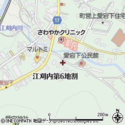 岩手県岩手郡岩手町江刈内第６地割21-37周辺の地図