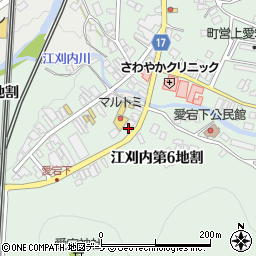 岩手県岩手郡岩手町江刈内第６地割21-32周辺の地図