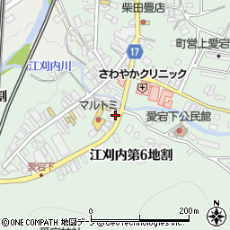 岩手県岩手郡岩手町江刈内第６地割21周辺の地図