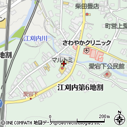 岩手県岩手郡岩手町江刈内第６地割21-7周辺の地図