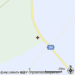 秋田県男鹿市五里合鮪川諸見台周辺の地図