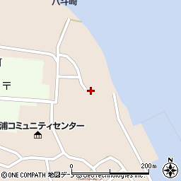 秋田県男鹿市北浦北浦山王林4-43周辺の地図