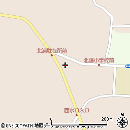秋田県男鹿市北浦北浦（種田）周辺の地図