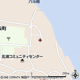 秋田県男鹿市北浦北浦山王林106周辺の地図