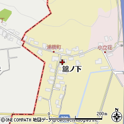 浦横町簡易郵便局周辺の地図