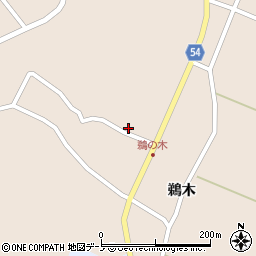 秋田県男鹿市鵜木（鵜木）周辺の地図