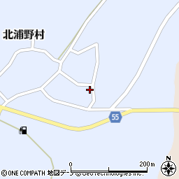 秋田県男鹿市北浦野村前野46周辺の地図