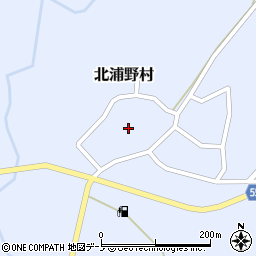 秋田県男鹿市北浦野村前野54周辺の地図