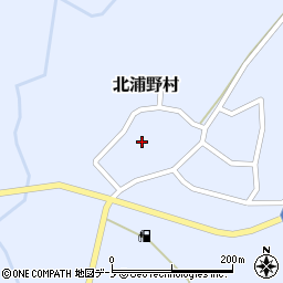 秋田県男鹿市北浦野村前野55周辺の地図