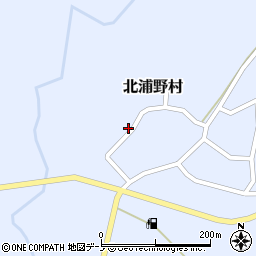 秋田県男鹿市北浦野村前野44周辺の地図