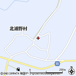 秋田県男鹿市北浦野村前野6周辺の地図