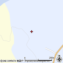 秋田県男鹿市五里合琴川（浜沢）周辺の地図