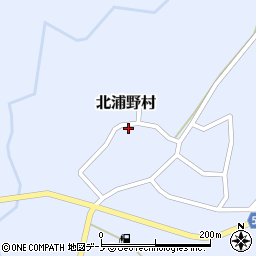 秋田県男鹿市北浦野村前野57周辺の地図