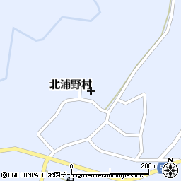 秋田県男鹿市北浦野村前野61周辺の地図