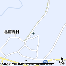 秋田県男鹿市北浦野村前野16周辺の地図