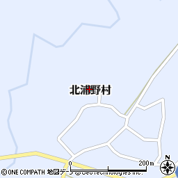 秋田県男鹿市北浦野村前野39周辺の地図