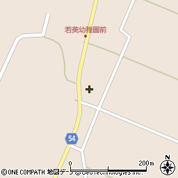 秋田県男鹿市鵜木周辺の地図