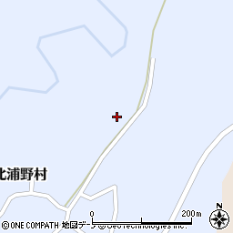 秋田県男鹿市北浦野村沢田周辺の地図