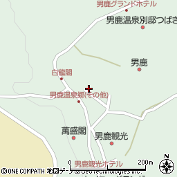 男鹿温泉簡易郵便局周辺の地図