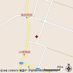秋田県男鹿市鵜木田屋尻周辺の地図