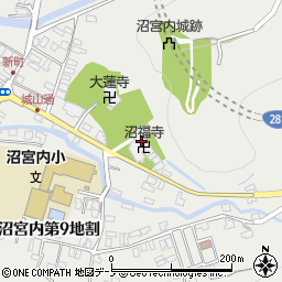 沼福寺周辺の地図
