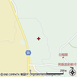 秋田県男鹿市北浦湯本一ノ森下周辺の地図