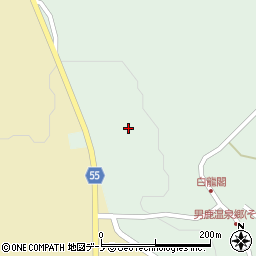 秋田県男鹿市北浦湯本（一ノ森下）周辺の地図