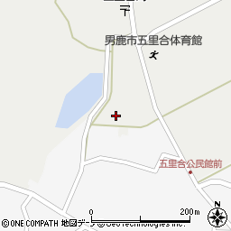 秋田県男鹿市五里合神谷（五郎右エ門）周辺の地図