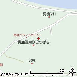 秋田県男鹿市北浦湯本中里周辺の地図