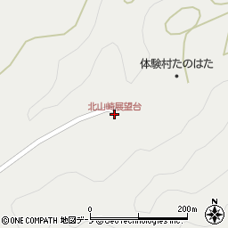 北山崎展望台周辺の地図