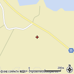 秋田県男鹿市北浦西黒沢（上り山）周辺の地図