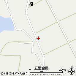 秋田県男鹿市五里合神谷上石周辺の地図