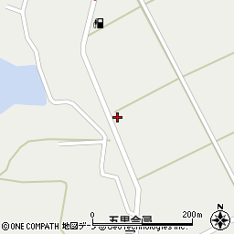 秋田県男鹿市五里合神谷上石154周辺の地図