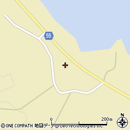 秋田県男鹿市北浦西黒沢小浜沢周辺の地図
