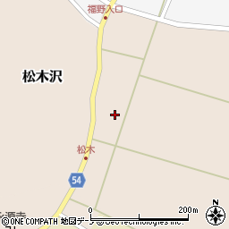 秋田県男鹿市松木沢鵜木境273周辺の地図