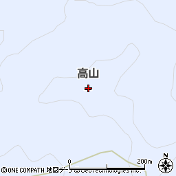 高山周辺の地図