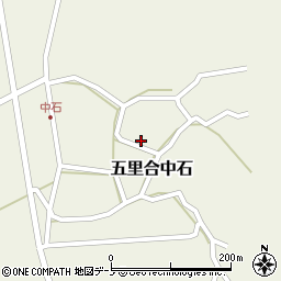 秋田県男鹿市五里合中石八幡前周辺の地図