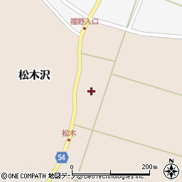秋田県男鹿市松木沢堂ノ前本内境5周辺の地図