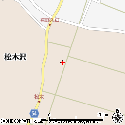 秋田県男鹿市松木沢堂ノ前本内境周辺の地図