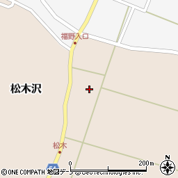 秋田県男鹿市松木沢堂ノ前本内境44周辺の地図