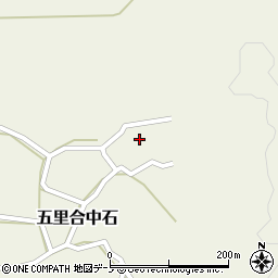 秋田県男鹿市五里合中石八幡前25周辺の地図