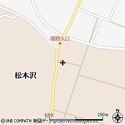 秋田県男鹿市松木沢堂ノ前本内境11周辺の地図