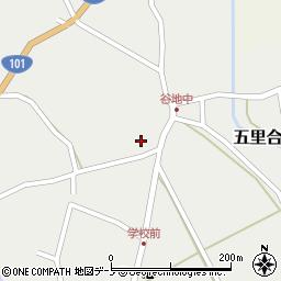 秋田県男鹿市五里合神谷長者森12周辺の地図
