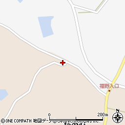 秋田県男鹿市松木沢堂ノ沢出口周辺の地図